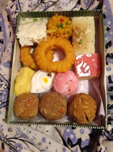 My box of Indian sweets!